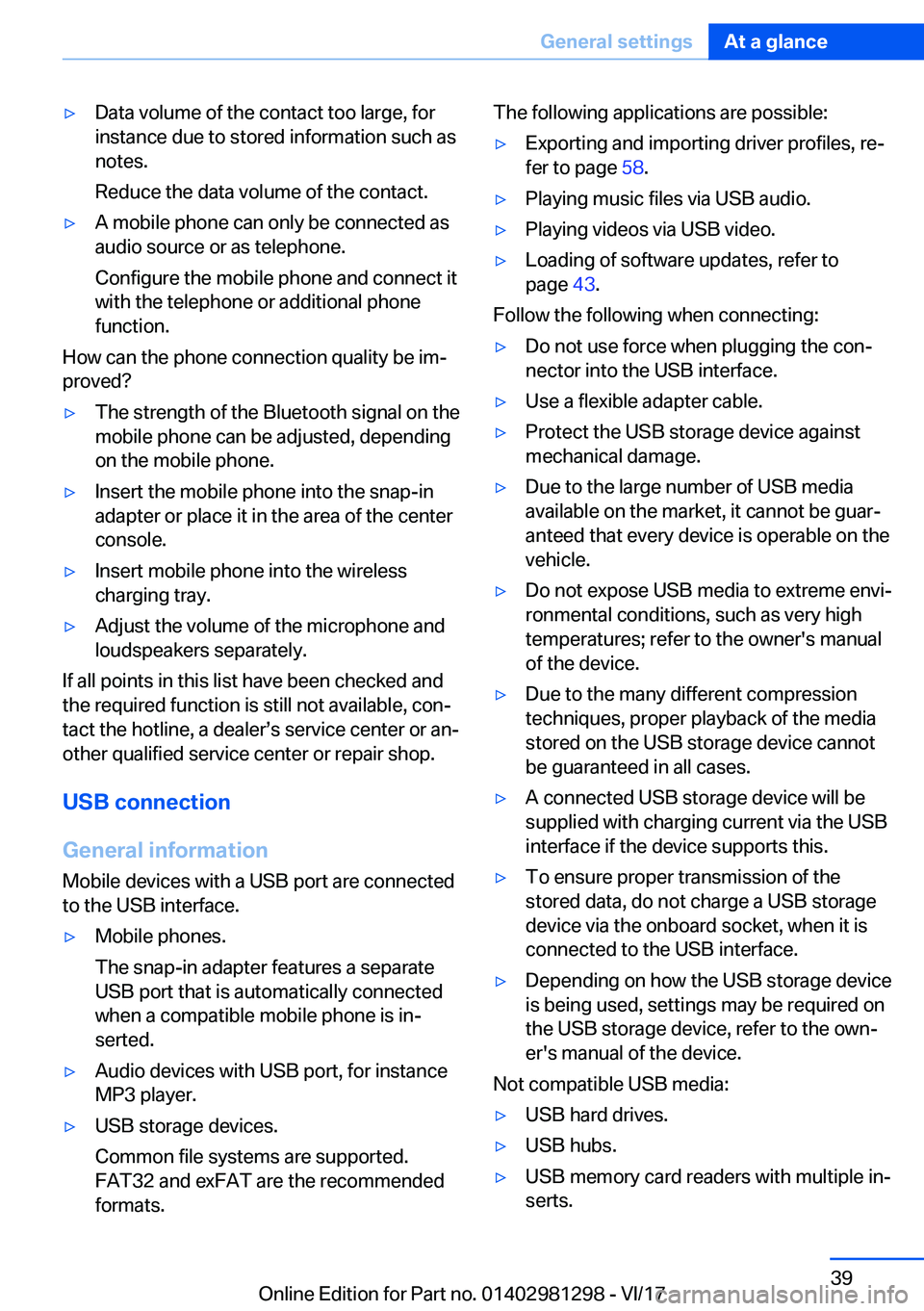 BMW 2 SERIES CONVERTIBLE 2018 Owners Guide 'y�D�a�t�a� �v�o�l�u�m�e� �o�f� �t�h�e� �c�o�n�t�a�c�t� �t�o�o� �l�a�r�g�e�,� �f�o�r
�i�n�s�t�a�n�c�e� �d�u�e� �t�o� �s�t�o�r�e�d� �i�n�f�o�r�m�a�t�i�o�n� �s�u�c�h� �a�s �n�o�t�e�s�.
�R�e�d�u�c�e�