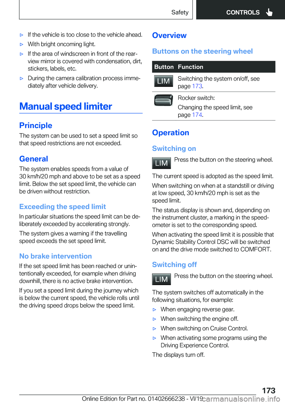 BMW 2 SERIES COUPE 2020  Owners Manual 'x�I�f��t�h�e��v�e�h�i�c�l�e��i�s��t�o�o��c�l�o�s�e��t�o��t�h�e��v�e�h�i�c�l�e��a�h�e�a�d�.'x�W�i�t�h��b�r�i�g�h�t��o�n�c�o�m�i�n�g��l�i�g�h�t�.'x�I�f��t�h�e��a�r�e�a��o�f�