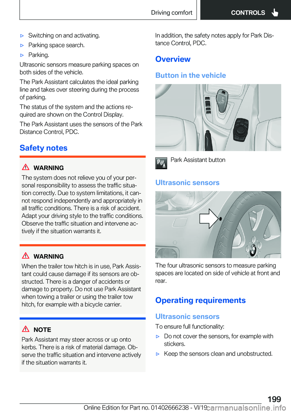 BMW 2 SERIES COUPE 2020  Owners Manual 'x�S�w�i�t�c�h�i�n�g��o�n��a�n�d��a�c�t�i�v�a�t�i�n�g�.'x�P�a�r�k�i�n�g��s�p�a�c�e��s�e�a�r�c�h�.'x�P�a�r�k�i�n�g�.
�U�l�t�r�a�s�o�n�i�c��s�e�n�s�o�r�s��m�e�a�s�u�r�e��p�a�r�k�i�n�