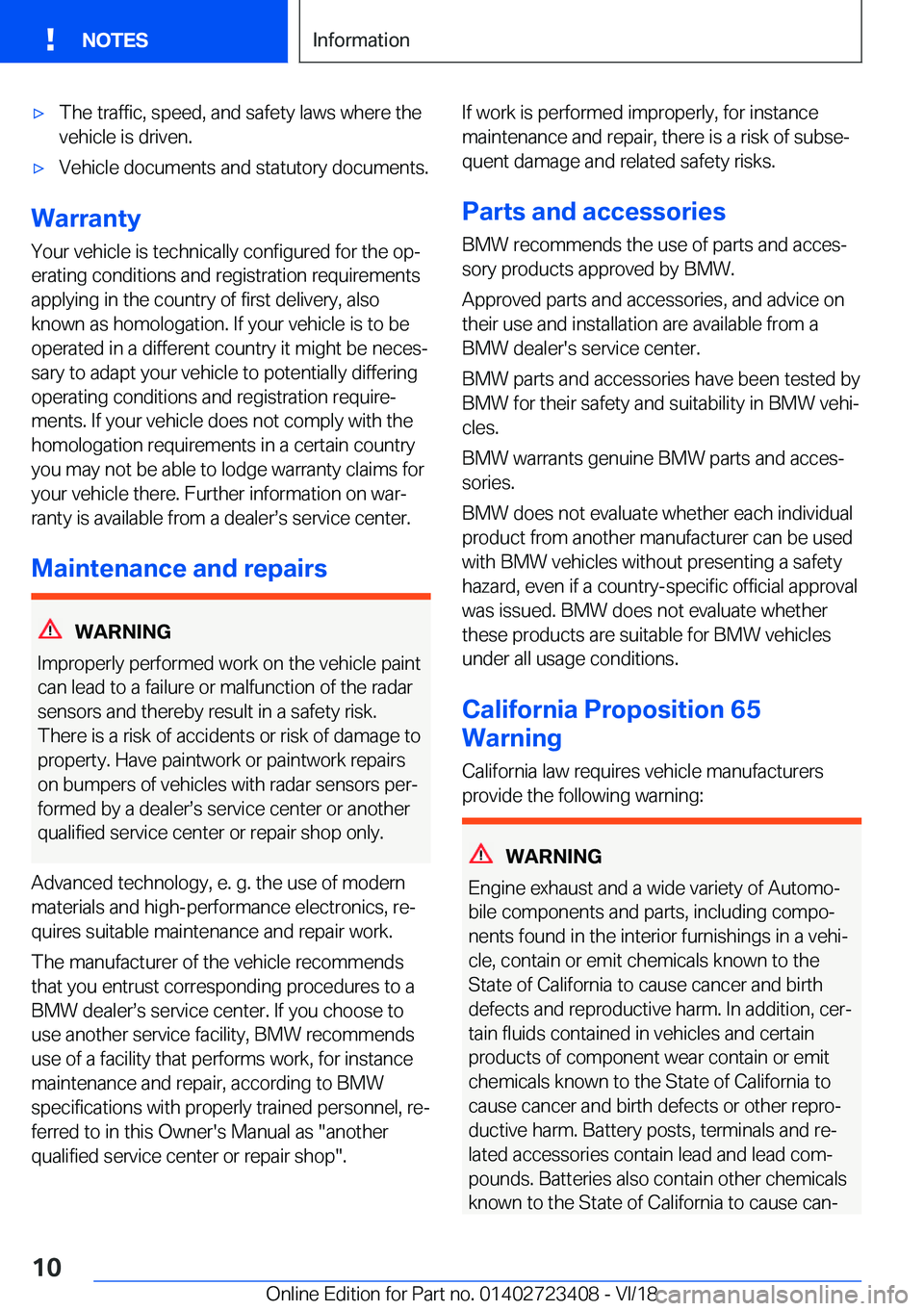 BMW 2 SERIES COUPE 2019  Owners Manual 'x�T�h�e��t�r�a�f�f�i�c�,��s�p�e�e�d�,��a�n�d��s�a�f�e�t�y��l�a�w�s��w�h�e�r�e��t�h�e
�v�e�h�i�c�l�e��i�s��d�r�i�v�e�n�.'x�V�e�h�i�c�l�e��d�o�c�u�m�e�n�t�s��a�n�d��s�t�a�t�u�t�o�r�
