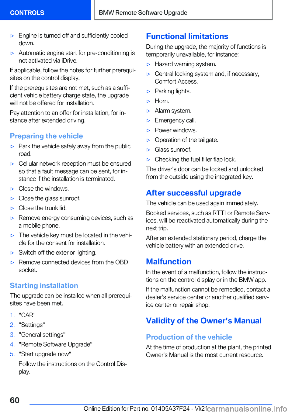 BMW 2 SERIES GRAN COUPE 2022 Workshop Manual 'x�E�n�g�i�n�e��i�s��t�u�r�n�e�d��o�f�f��a�n�d��s�u�f�f�i�c�i�e�n�t�l�y��c�o�o�l�e�d�d�o�w�n�.'x�A�u�t�o�m�a�t�i�c��e�n�g�i�n�e��s�t�a�r�t��f�o�r��p�r�e�-�c�o�n�d�i�t�i�o�n�i�n�g��i