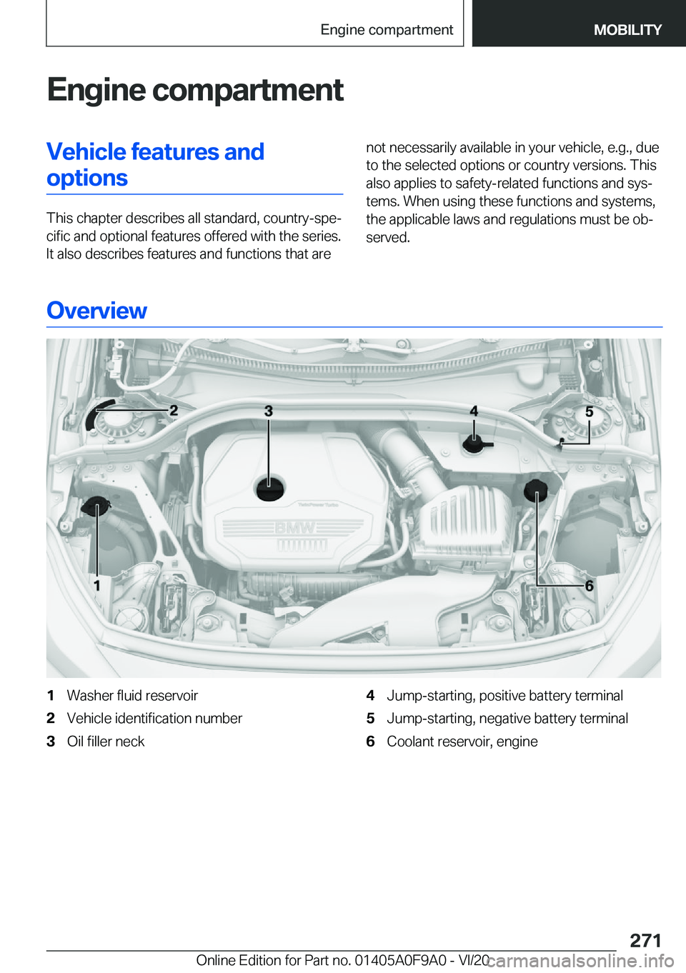 BMW 2 SERIES GRAN COUPE 2021  Owners Manual �E�n�g�i�n�e��c�o�m�p�a�r�t�m�e�n�t�V�e�h�i�c�l�e��f�e�a�t�u�r�e�s��a�n�d�o�p�t�i�o�n�s
�T�h�i�s��c�h�a�p�t�e�r��d�e�s�c�r�i�b�e�s��a�l�l��s�t�a�n�d�a�r�d�,��c�o�u�n�t�r�y�-�s�p�e#j�c�i�f�i�c�