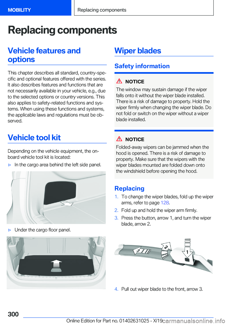 BMW 2 SERIES GRAN COUPE 2020  Owners Manual �R�e�p�l�a�c�i�n�g��c�o�m�p�o�n�e�n�t�s�V�e�h�i�c�l�e��f�e�a�t�u�r�e�s��a�n�d�o�p�t�i�o�n�s
�T�h�i�s��c�h�a�p�t�e�r��d�e�s�c�r�i�b�e�s��a�l�l��s�t�a�n�d�a�r�d�,��c�o�u�n�t�r�y�-�s�p�ej�c�i�f�