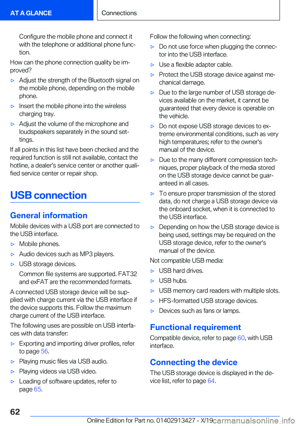 BMW 3 SERIES 2020 Repair Manual �C�o�n�f�i�g�u�r�e��t�h�e��m�o�b�i�l�e��p�h�o�n�e��a�n�d��c�o�n�n�e�c�t��i�t
�w�i�t�h��t�h�e��t�e�l�e�p�h�o�n�e��o�r��a�d�d�i�t�i�o�n�a�l��p�h�o�n�e��f�u�n�c#j �t�i�o�n�.
�H�o�w��c�a�n��