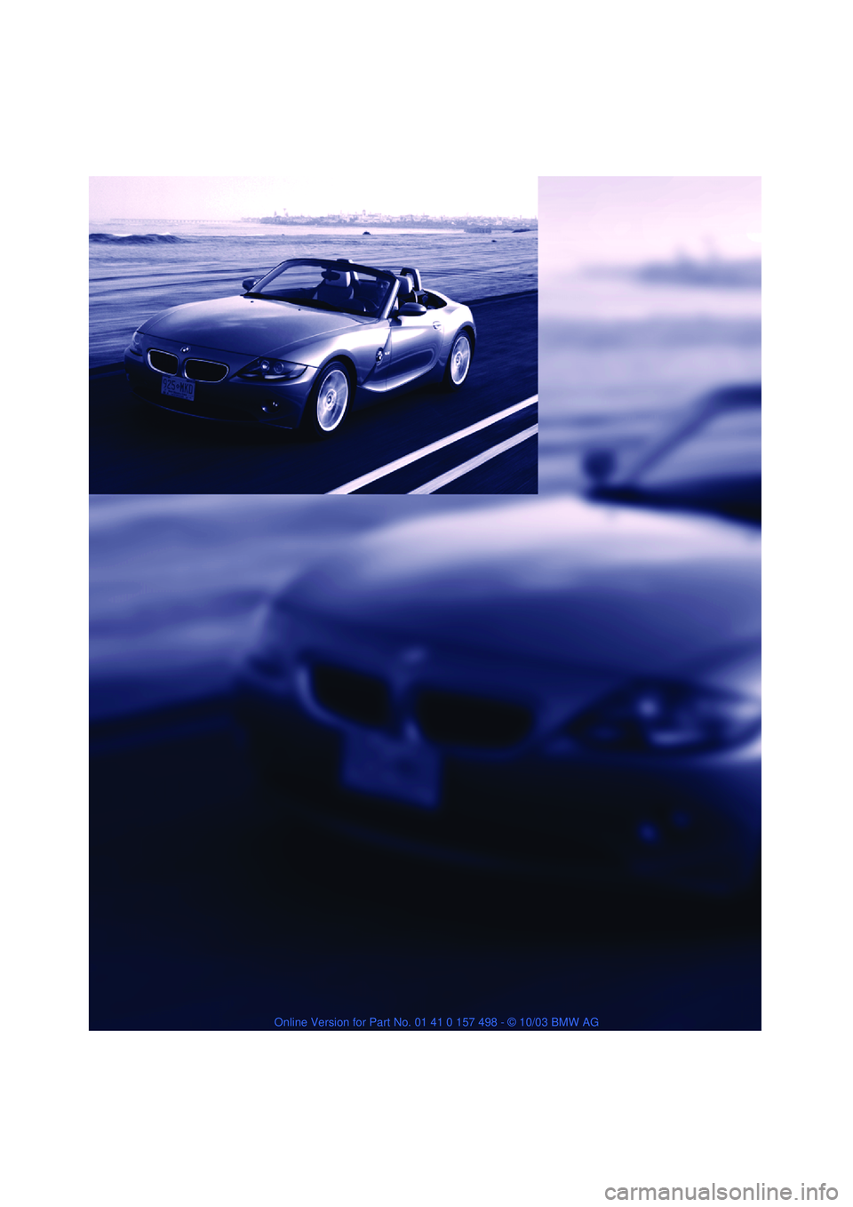 BMW 3.0i ROADSTER&COUPE 2004  Owners Manual 