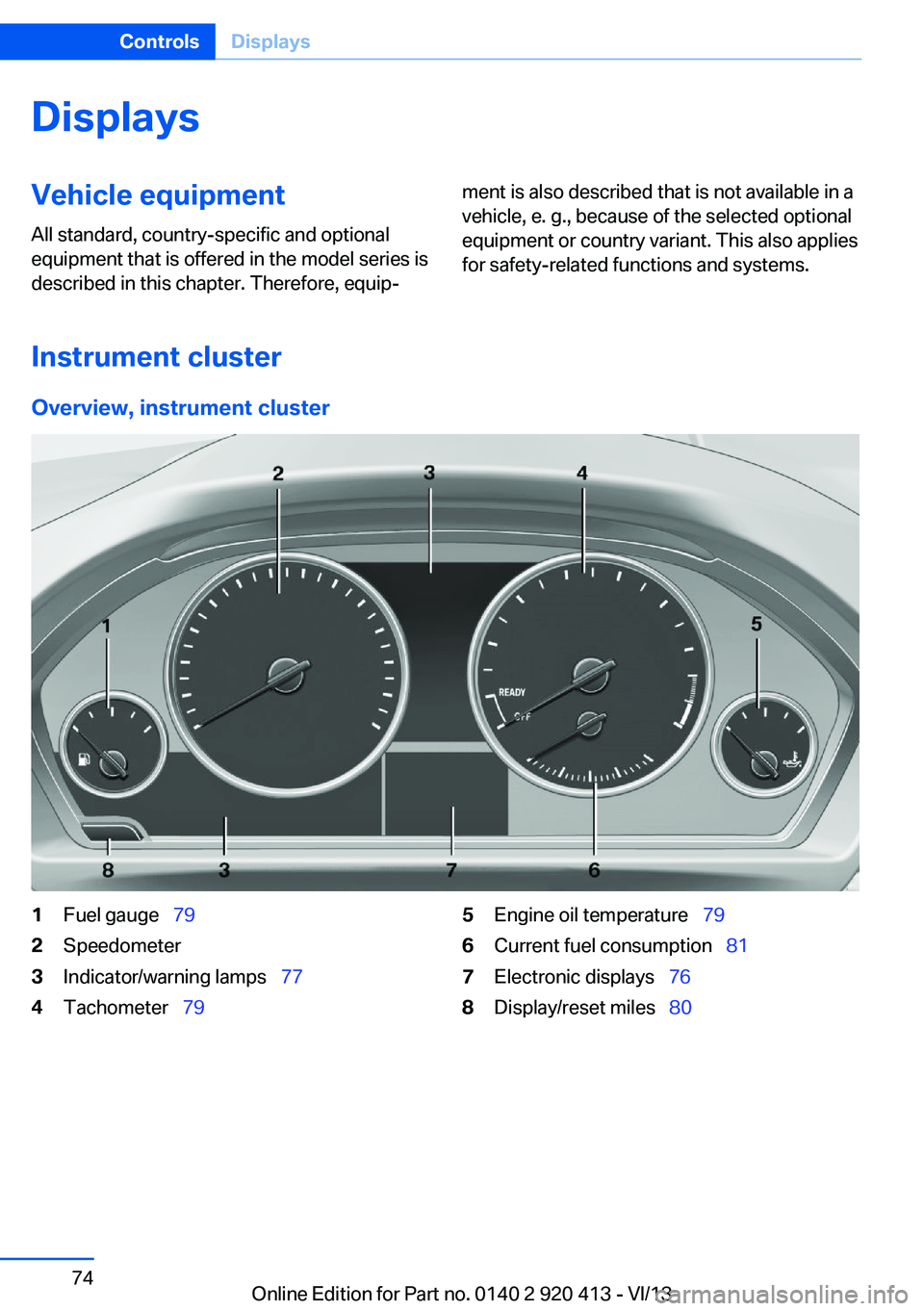 BMW 335I XDRIVE GRAN TURISMO 2014 Manual PDF DisplaysVehicle equipmentAll standard, country-specific and optional
equipment that is offered in the model series is
described in this chapter. Therefore, equip‐ment is also described that is not a BMW 335I XDRIVE GRAN TURISMO 2014 Manual PDF DisplaysVehicle equipmentAll standard, country-specific and optional
equipment that is offered in the model series is
described in this chapter. Therefore, equip‐ment is also described that is not a