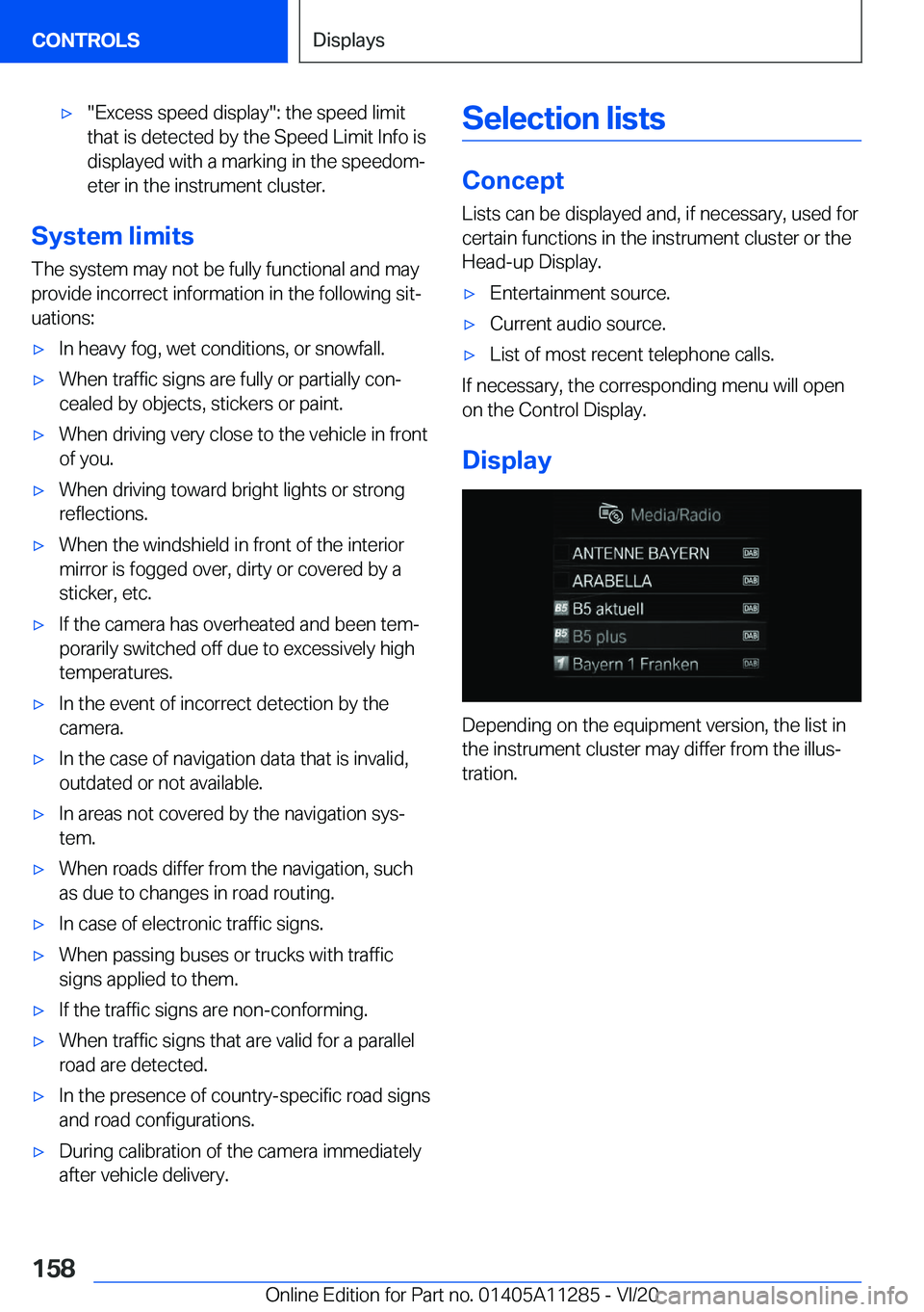 BMW 4 SERIES COUPE 2021  Owners Manual 'x�"�E�x�c�e�s�s��s�p�e�e�d��d�i�s�p�l�a�y�"�:��t�h�e��s�p�e�e�d��l�i�m�i�t
�t�h�a�t��i�s��d�e�t�e�c�t�e�d��b�y��t�h�e��S�p�e�e�d��L�i�m�i�t��I�n�f�o��i�s �d�i�s�p�l�a�y�e�d�