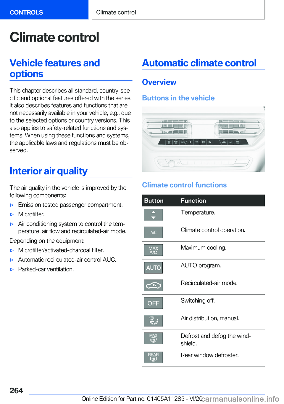 BMW 4 SERIES COUPE 2021  Owners Manual �C�l�i�m�a�t�e��c�o�n�t�r�o�l�V�e�h�i�c�l�e��f�e�a�t�u�r�e�s��a�n�d�o�p�t�i�o�n�s
�T�h�i�s��c�h�a�p�t�e�r��d�e�s�c�r�i�b�e�s��a�l�l��s�t�a�n�d�a�r�d�,��c�o�u�n�t�r�y�-�s�p�e#j�c�i�f�i�c��a�n�