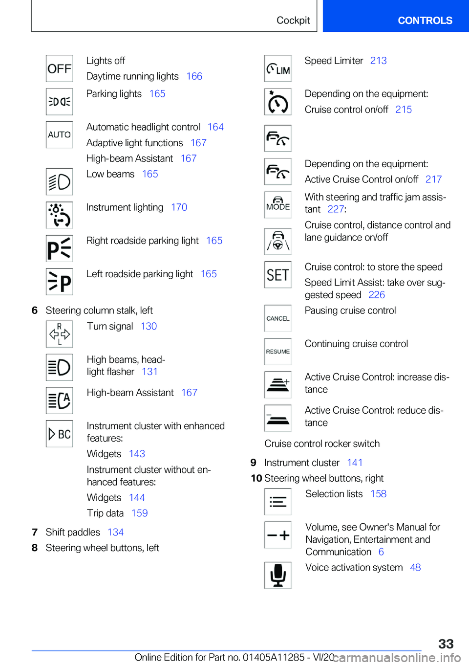 BMW 4 SERIES COUPE 2021 Owners Guide �L�i�g�h�t�s��o�f�f
�D�a�y�t�i�m�e��r�u�n�n�i�n�g��l�i�g�h�t�s#\#_ �1�6�6�P�a�r�k�i�n�g��l�i�g�h�t�s#\#_�1�6�5�A�u�t�o�m�a�t�i�c��h�e�a�d�l�i�g�h�t��c�o�n�t�r�o�l#\#_ �1�6�4
�A�d�a�p�t�i�v�e��l