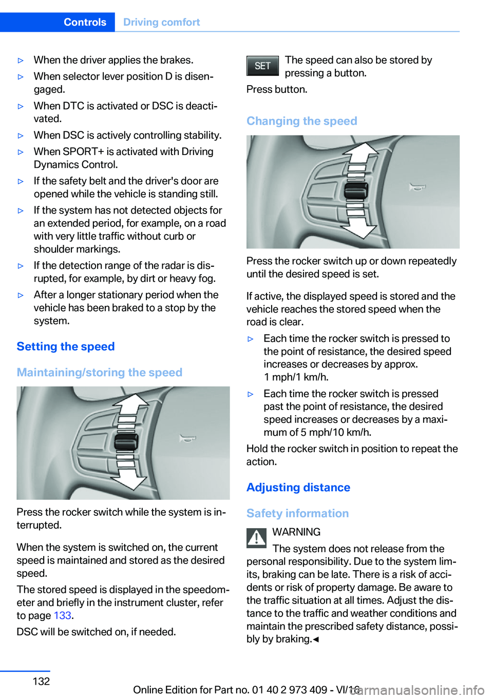 BMW 4 SERIES COUPE 2017  Owners Manual 'y�W�h�e�n� �t�h�e� �d�r�i�v�e�r� �a�p�p�l�i�e�s� �t�h�e� �b�r�a�k�e�s�.'y�W�h�e�n� �s�e�l�e�c�t�o�r� �l�e�v�e�r� �p�o�s�i�t�i�o�n� �D� �i�s� �d�i�s�e�nj
�g�a�g�e�d�.'y�W�h�e�n� �D�T�C� �