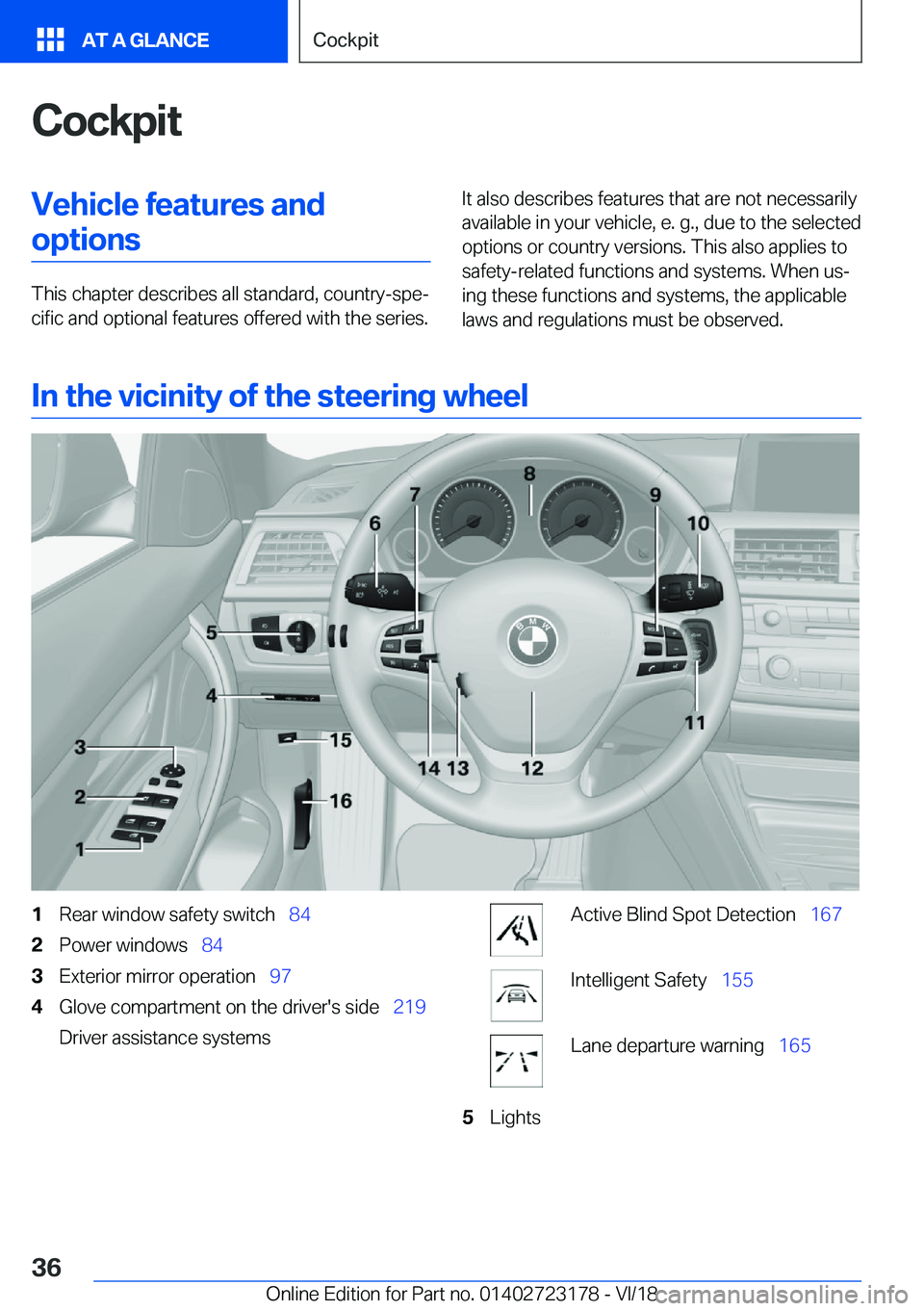 BMW 4 SERIES COUPE 2019 Owners Guide �C�o�c�k�p�i�t�V�e�h�i�c�l�e��f�e�a�t�u�r�e�s��a�n�d�o�p�t�i�o�n�s
�T�h�i�s��c�h�a�p�t�e�r��d�e�s�c�r�i�b�e�s��a�l�l��s�t�a�n�d�a�r�d�,��c�o�u�n�t�r�y�-�s�p�ej�c�i�f�i�c��a�n�d��o�p�t�i�o�n�