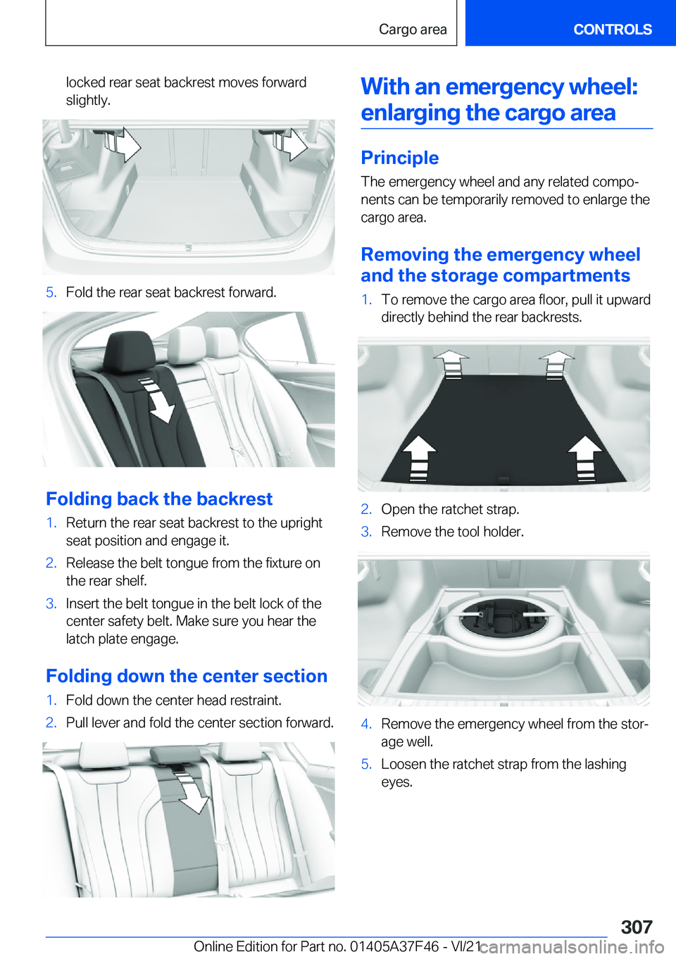BMW 5 SERIES 2022  Owners Manual �l�o�c�k�e�d��r�e�a�r��s�e�a�t��b�a�c�k�r�e�s�t��m�o�v�e�s��f�o�r�w�a�r�d
�s�l�i�g�h�t�l�y�.�5�.�F�o�l�d��t�h�e��r�e�a�r��s�e�a�t��b�a�c�k�r�e�s�t��f�o�r�w�a�r�d�.
�F�o�l�d�i�n�g��b�a�c�k�