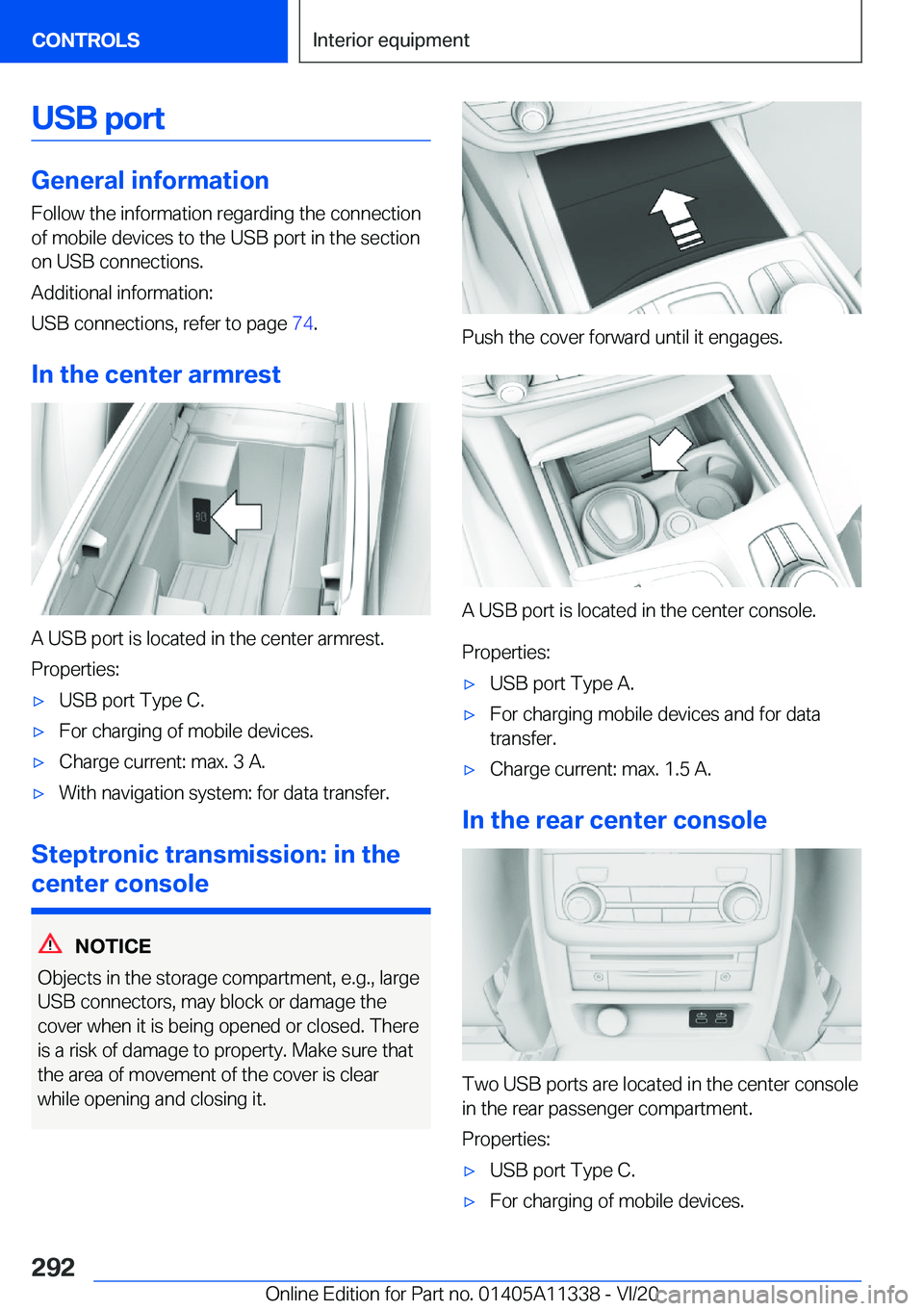 BMW 5 SERIES 2021  Owners Manual �U�S�B��p�o�r�t
�G�e�n�e�r�a�l��i�n�f�o�r�m�a�t�i�o�n�F�o�l�l�o�w��t�h�e��i�n�f�o�r�m�a�t�i�o�n��r�e�g�a�r�d�i�n�g��t�h�e��c�o�n�n�e�c�t�i�o�n
�o�f��m�o�b�i�l�e��d�e�v�i�c�e�s��t�o��t�h�e�