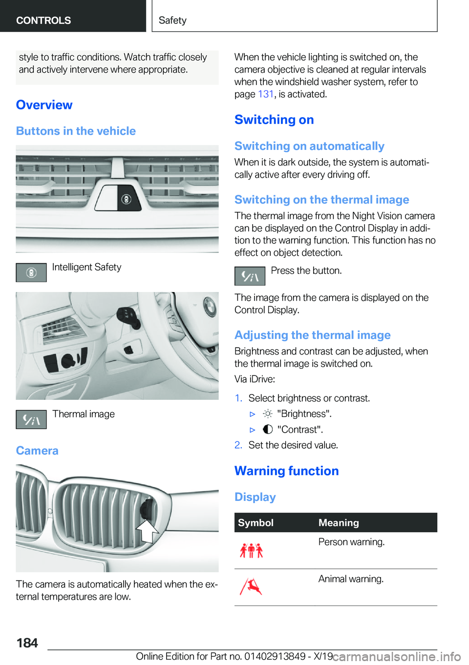 BMW 5 SERIES 2020  Owners Manual �s�t�y�l�e��t�o��t�r�a�f�f�i�c��c�o�n�d�i�t�i�o�n�s�.��W�a�t�c�h��t�r�a�f�f�i�c��c�l�o�s�e�l�y
�a�n�d��a�c�t�i�v�e�l�y��i�n�t�e�r�v�e�n�e��w�h�e�r�e��a�p�p�r�o�p�r�i�a�t�e�.
�O�v�e�r�v�i�e�w