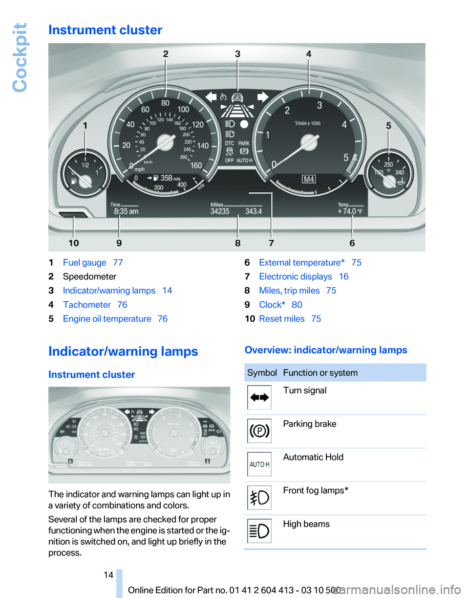 BMW 550I GRAN TURISMO 2010 User Guide 