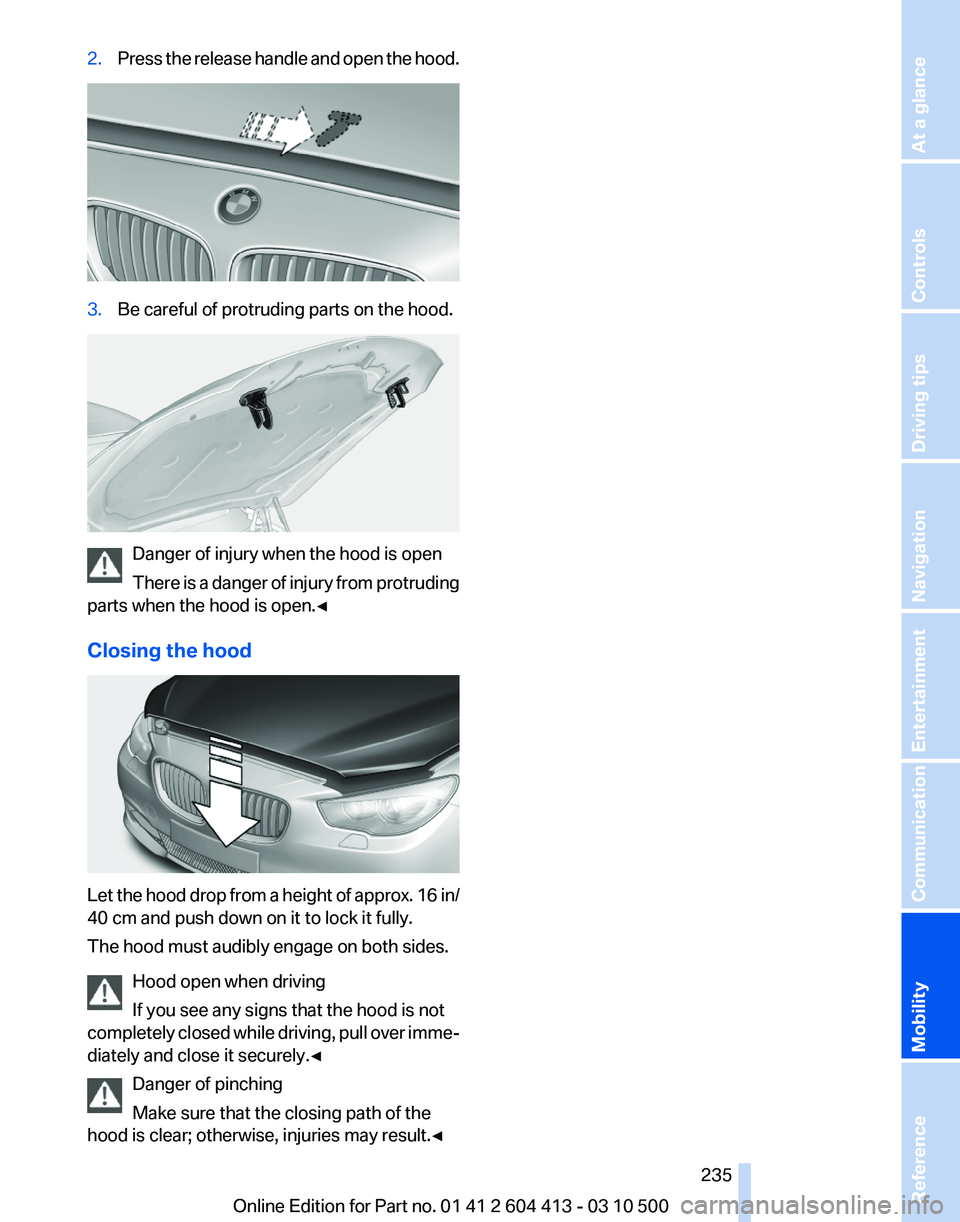 BMW 550I GRAN TURISMO 2010  Owners Manual 