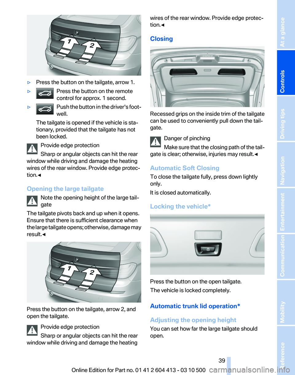 BMW 550I GRAN TURISMO 2010 Owners Guide 