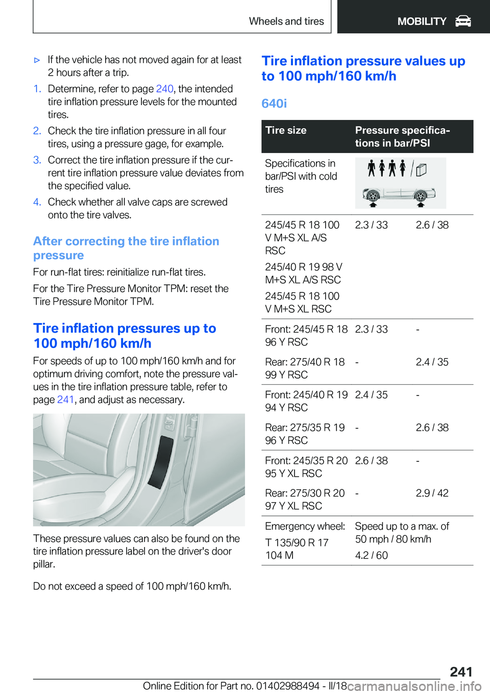 BMW 6 SERIES CONVERTIBLE 2018  Owners Manual 'x�I�f� �t�h�e� �v�e�h�i�c�l�e� �h�a�s� �n�o�t� �m�o�v�e�d� �a�g�a�i�n� �f�o�r� �a�t� �l�e�a�s�t�2� �h�o�u�r�s� �a�f�t�e�r� �a� �t�r�i�p�.�1�.�D�e�t�e�r�m�i�n�e�,� �r�e�f�e�r� �t�o� �p�a�g�e�  �2�