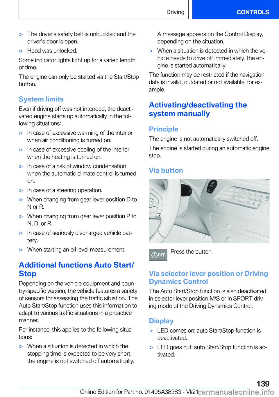 BMW 7 SERIES 2022  Owners Manual 'x�T�h�e��d�r�i�v�e�r�'�s��s�a�f�e�t�y��b�e�l�t��i�s��u�n�b�u�c�k�l�e�d��a�n�d��t�h�e
�d�r�i�v�e�r�'�s��d�o�o�r��i�s��o�p�e�n�.'x�H�o�o�d��w�a�s��u�n�l�o�c�k�e�d�.
�S�o�m�e