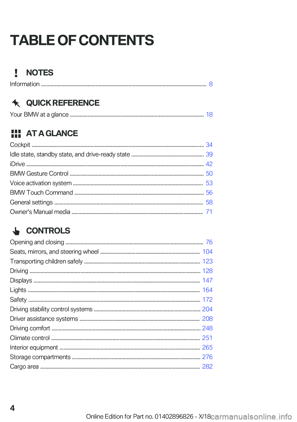 BMW 7 SERIES 2019  Owners Manual �T�A�B�L�E��O�F��C�O�N�T�E�N�T�S�N�O�T�E�S
�I�n�f�o�r�m�a�t�i�o�n��.�.�.�.�.�.�.�.�.�.�.�.�.�.�.�.�.�.�.�.�.�.�.�.�.�.�.�.�.�.�.�.�.�.�.�.�.�.�.�.�.�.�.�.�.�.�.�.�.�.�.�.�.�.�.�.�.�.�.�.�.�.�.�.�.�