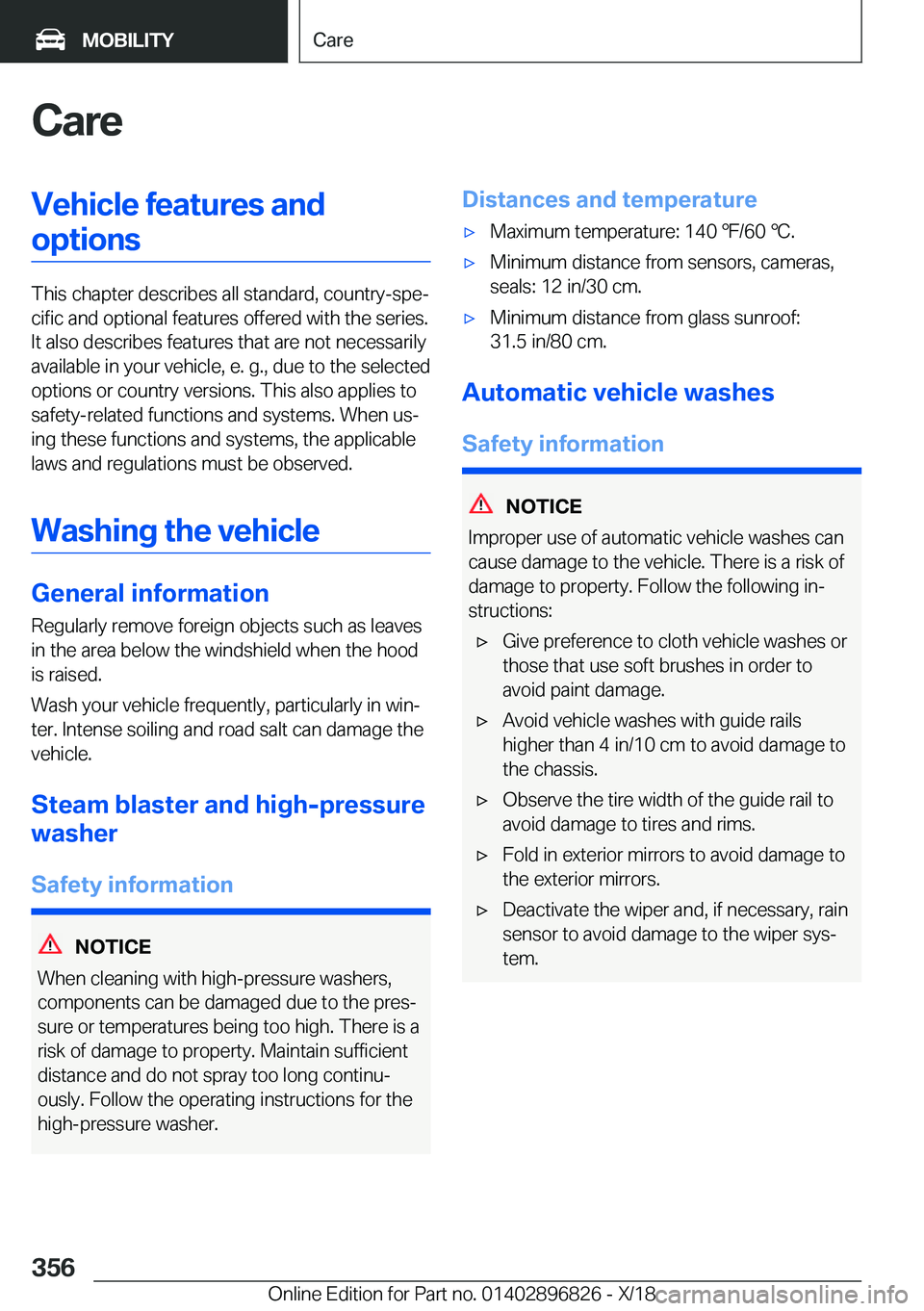 BMW 7 SERIES 2019  Owners Manual �C�a�r�e�V�e�h�i�c�l�e��f�e�a�t�u�r�e�s��a�n�d�o�p�t�i�o�n�s
�T�h�i�s��c�h�a�p�t�e�r��d�e�s�c�r�i�b�e�s��a�l�l��s�t�a�n�d�a�r�d�,��c�o�u�n�t�r�y�-�s�p�ej�c�i�f�i�c��a�n�d��o�p�t�i�o�n�a�l��