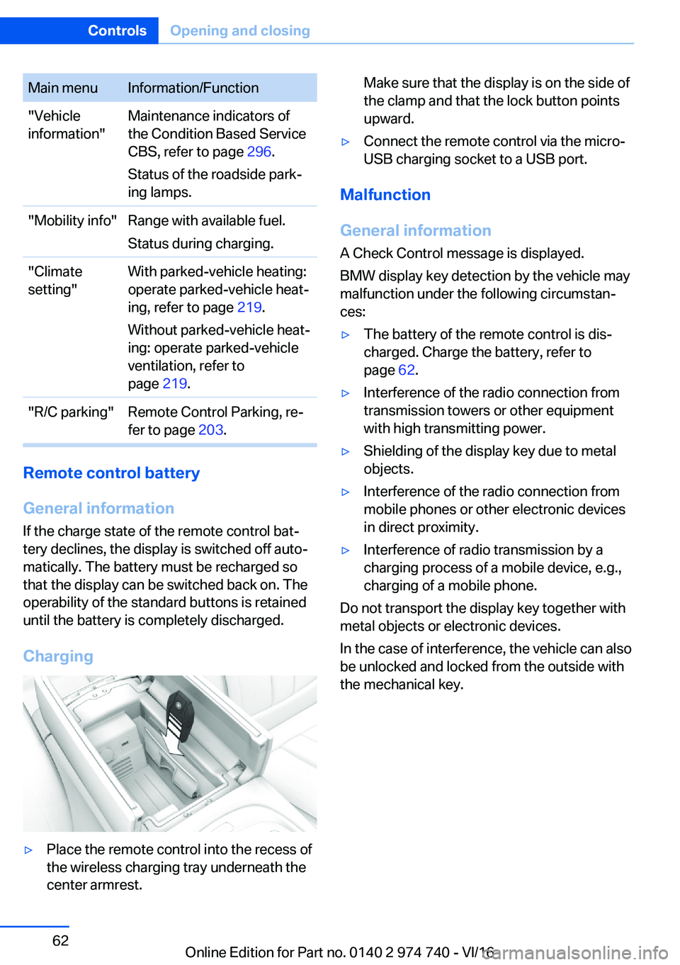 BMW 7 SERIES 2017 Repair Manual �M�a�i�n� �m�e�n�u�I�n�f�o�r�m�a�t�i�o�n�/�F�u�n�c�t�i�o�n�"�V�e�h�i�c�l�e
�i�n�f�o�r�m�a�t�i�o�n�"�M�a�i�n�t�e�n�a�n�c�e� �i�n�d�i�c�a�t�o�r�s� �o�f
�t�h�e� �C�o�n�d�i�t�i�o�n� �B�a�s�e�d� �S