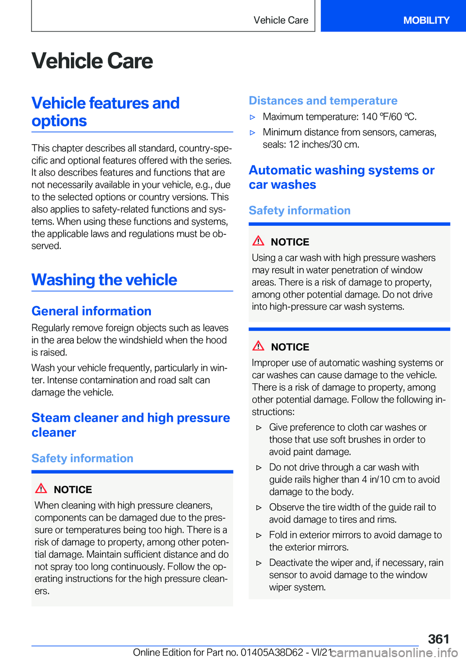 BMW 8 SERIES 2022  Owners Manual �V�e�h�i�c�l�e��C�a�r�e�V�e�h�i�c�l�e��f�e�a�t�u�r�e�s��a�n�d�o�p�t�i�o�n�s
�T�h�i�s��c�h�a�p�t�e�r��d�e�s�c�r�i�b�e�s��a�l�l��s�t�a�n�d�a�r�d�,��c�o�u�n�t�r�y�-�s�p�e#j�c�i�f�i�c��a�n�d��o�