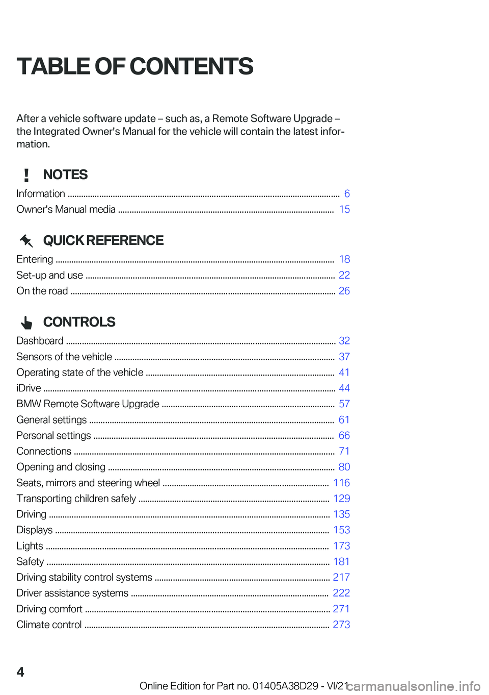 BMW 8 SERIES CONVERTIBLE 2022  Owners Manual �T�A�B�L�E��O�F��C�O�N�T�E�N�T�S�A�f�t�e�r��a��v�e�h�i�c�l�e��s�o�f�t�w�a�r�e��u�p�d�a�t�e�m��s�u�c�h��a�s�,��a��R�e�m�o�t�e��S�o�f�t�w�a�r�e��U�p�g�r�a�d�e�m
�t�h�e��*�n�t�e�g�r�a�t�