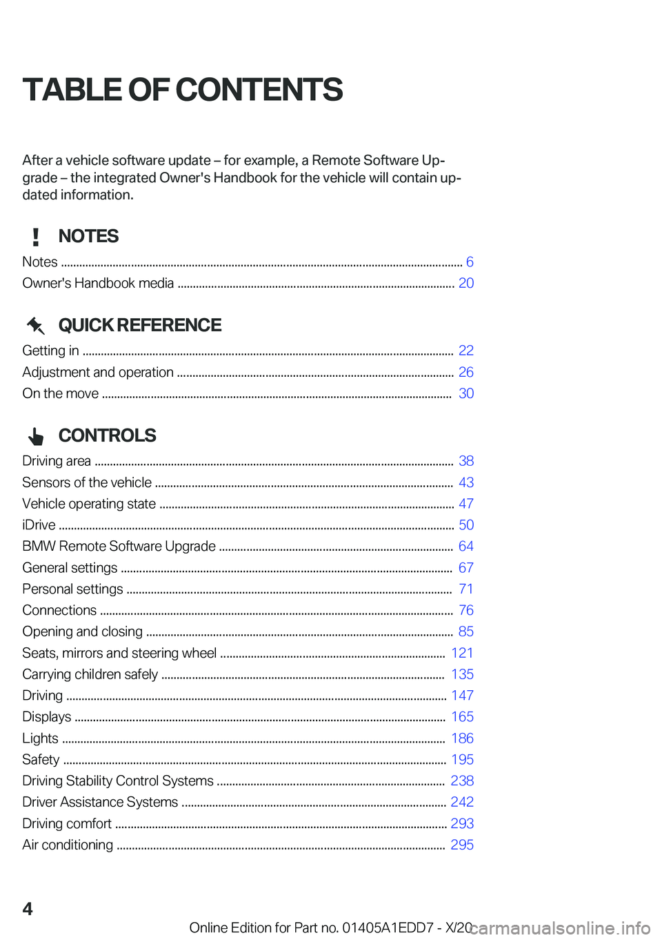 BMW 8 SERIES CONVERTIBLE 2021  Owners Manual �T�A�B�L�E��O�F��C�O�N�T�E�N�T�S�A�f�t�e�r��a��v�e�h�i�c�l�e��s�o�f�t�w�a�r�e��u�p�d�a�t�e�m��f�o�r��e�x�a�m�p�l�e�
��a��R�e�m�o�t�e��S�o�f�t�w�a�r�e��U�pj�g�r�a�d�e�m��t�h�e��i�n�t