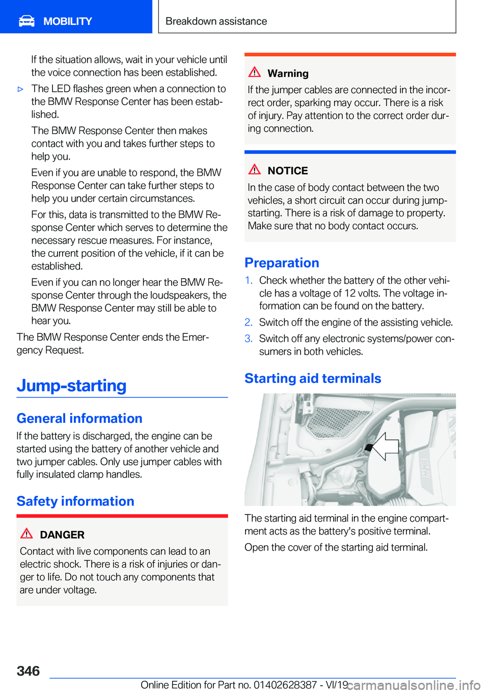 BMW 8 SERIES COUPE 2020  Owners Manual �I�f��t�h�e��s�i�t�u�a�t�i�o�n��a�l�l�o�w�s�,��w�a�i�t��i�n��y�o�u�r��v�e�h�i�c�l�e��u�n�t�i�l�t�h�e��v�o�i�c�e��c�o�n�n�e�c�t�i�o�n��h�a�s��b�e�e�n��e�s�t�a�b�l�i�s�h�e�d�.'x�T�h�e�