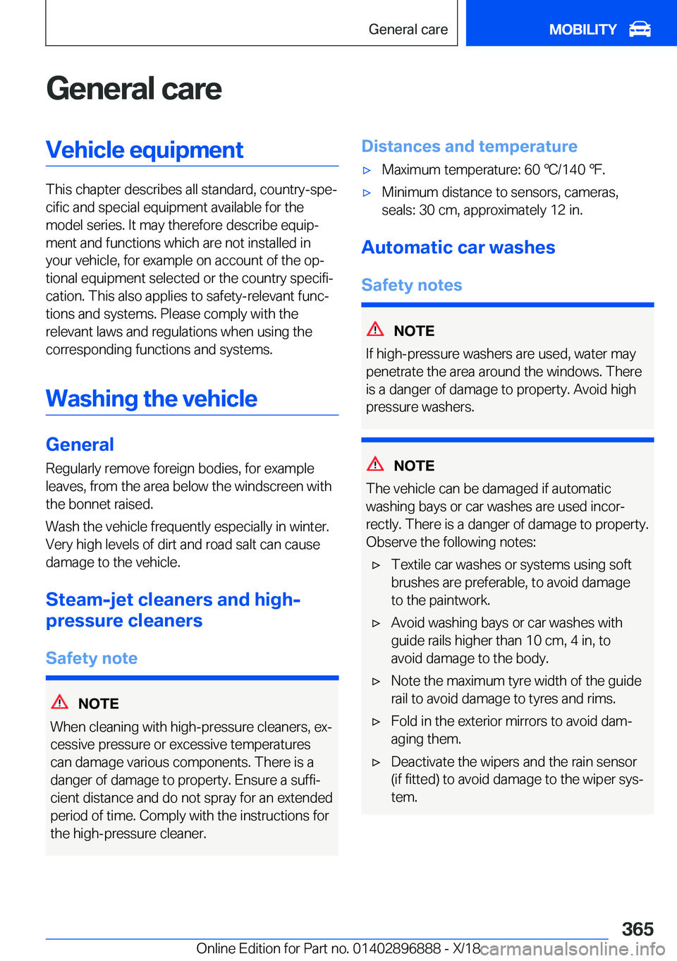 BMW 8 SERIES COUPE 2019  Owners Manual �G�e�n�e�r�a�l��c�a�r�e�V�e�h�i�c�l�e��e�q�u�i�p�m�e�n�t
�T�h�i�s��c�h�a�p�t�e�r��d�e�s�c�r�i�b�e�s��a�l�l��s�t�a�n�d�a�r�d�,��c�o�u�n�t�r�y�-�s�p�ej�c�i�f�i�c��a�n�d��s�p�e�c�i�a�l��e�q�u�