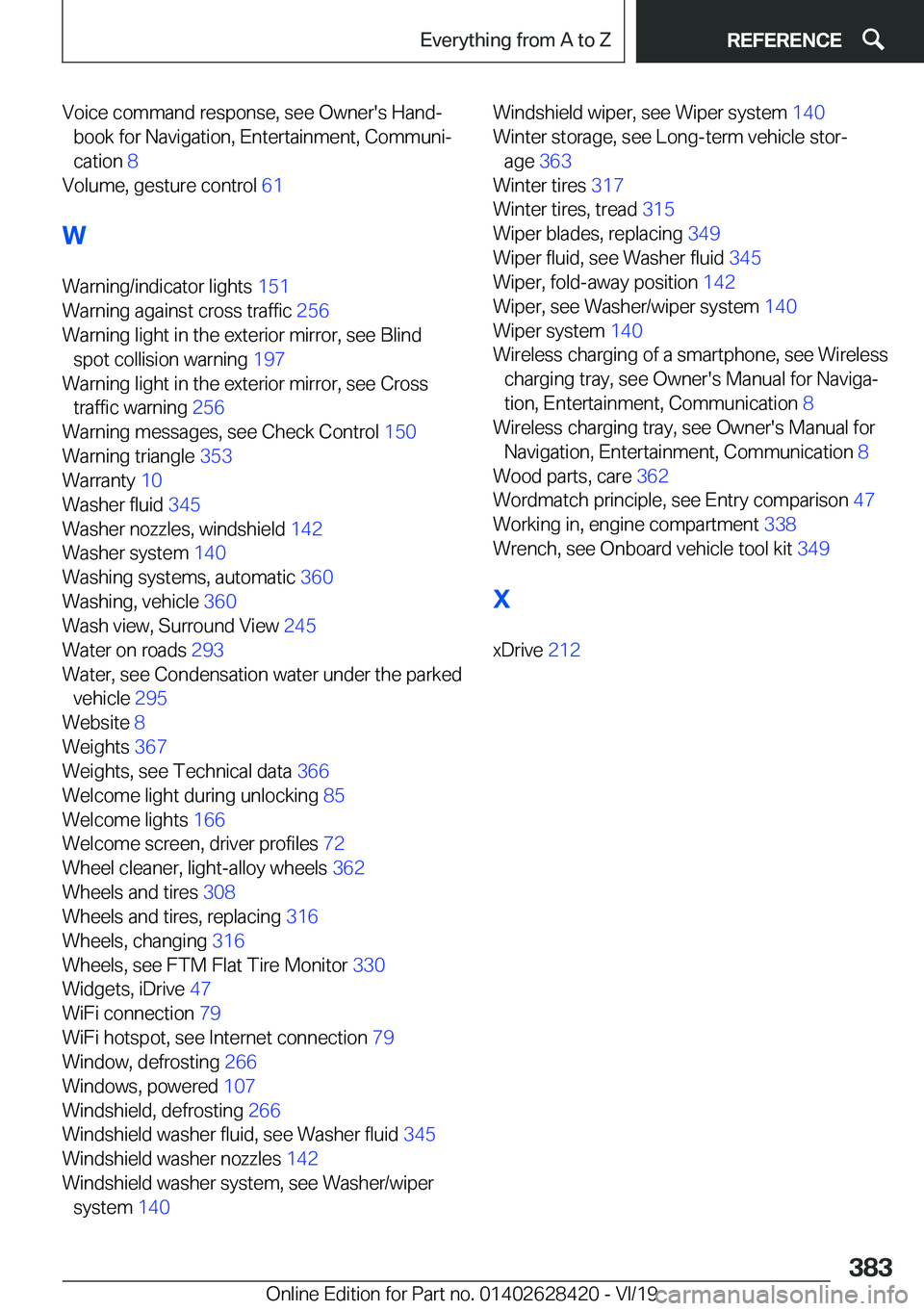 BMW 8 SERIES GRAN COUPE 2020  Owners Manual �V�o�i�c�e��c�o�m�m�a�n�d��r�e�s�p�o�n�s�e�,��s�e�e��O�w�n�e�r�'�s��H�a�n�dj�b�o�o�k��f�o�r��N�a�v�i�g�a�t�i�o�n�,��E�n�t�e�r�t�a�i�n�m�e�n�t�,��C�o�m�m�u�n�ij
�c�a�t�i�o�n� �8�
�V�o�