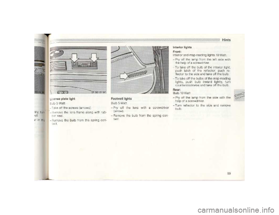 BMW 850I COUPE 1989  Owners Manual 
