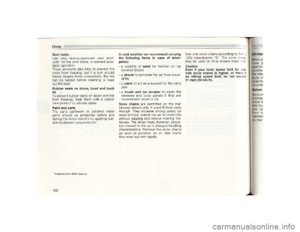BMW 850I COUPE 1989  Owners Manual 