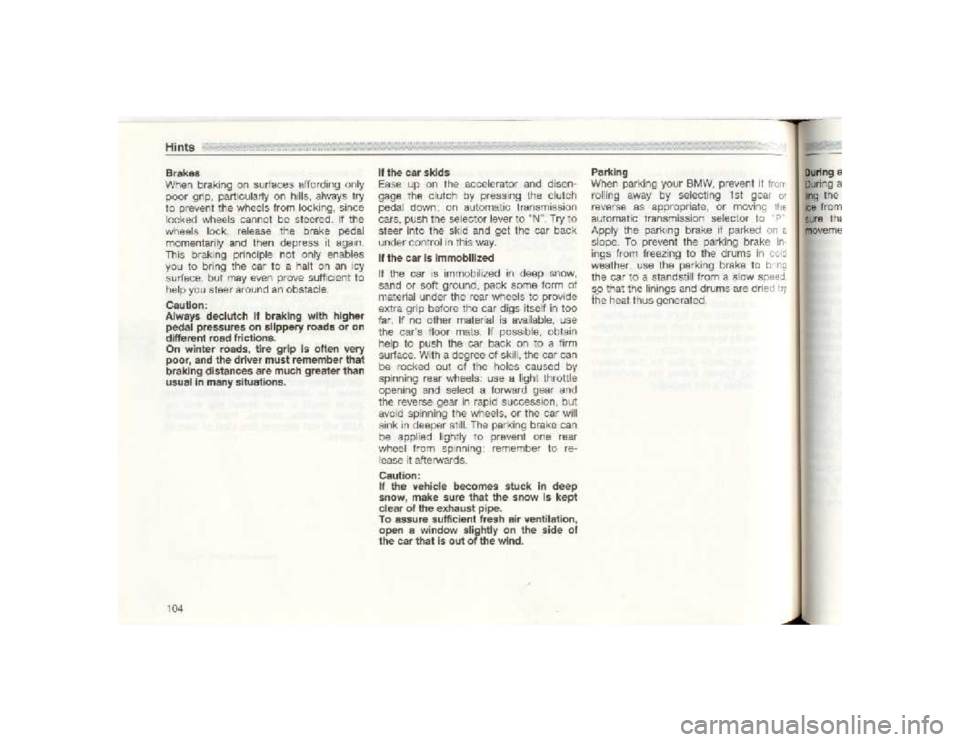BMW 850I COUPE 1989  Owners Manual 