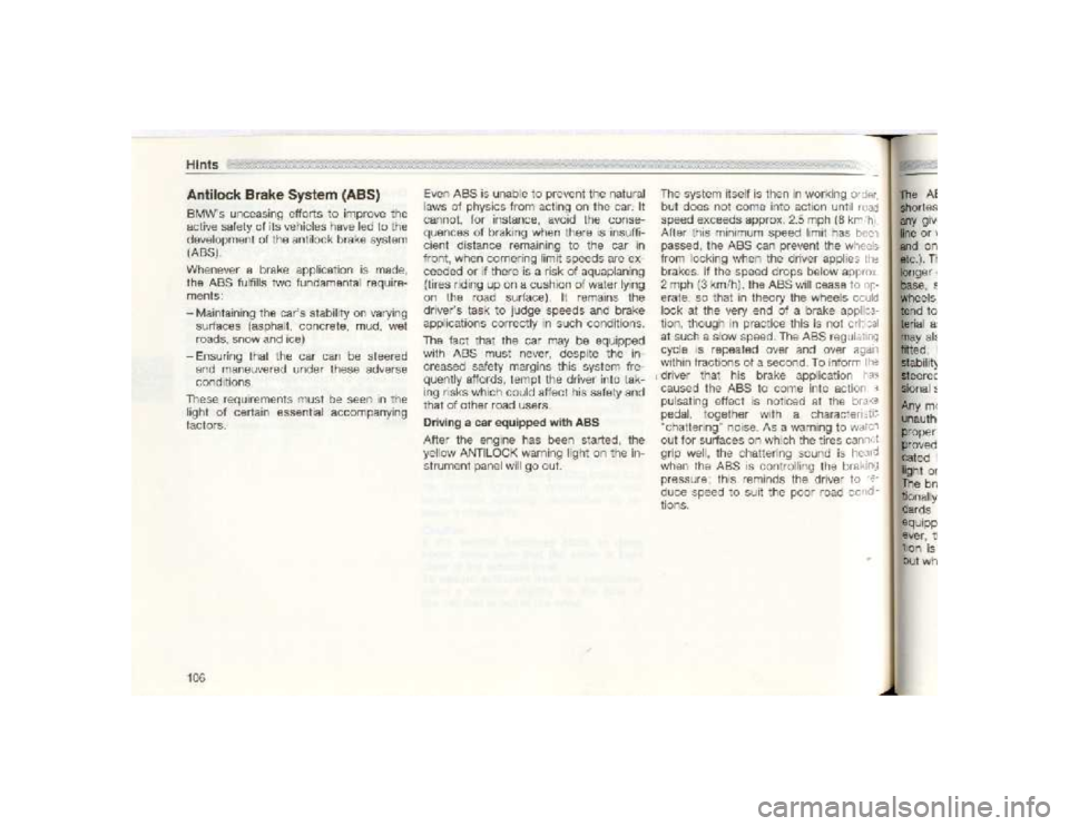 BMW 850I COUPE 1989  Owners Manual 