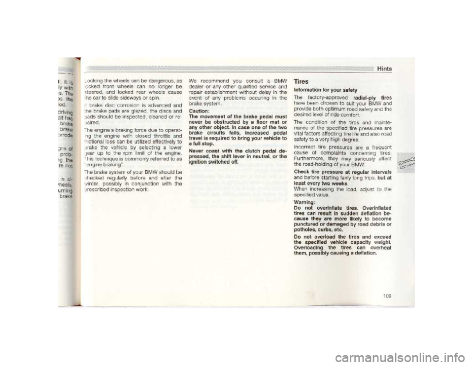 BMW 850I COUPE 1989  Owners Manual 