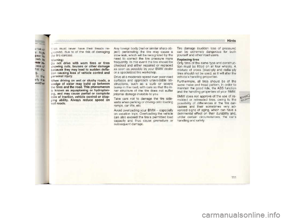 BMW 850I COUPE 1989  Owners Manual 