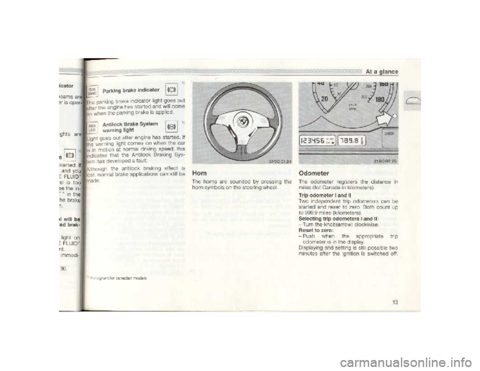 BMW 850I COUPE 1989 User Guide BMW 850I COUPE 1989 User Guide