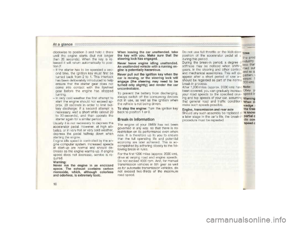BMW 850I COUPE 1989 User Guide BMW 850I COUPE 1989 User Guide