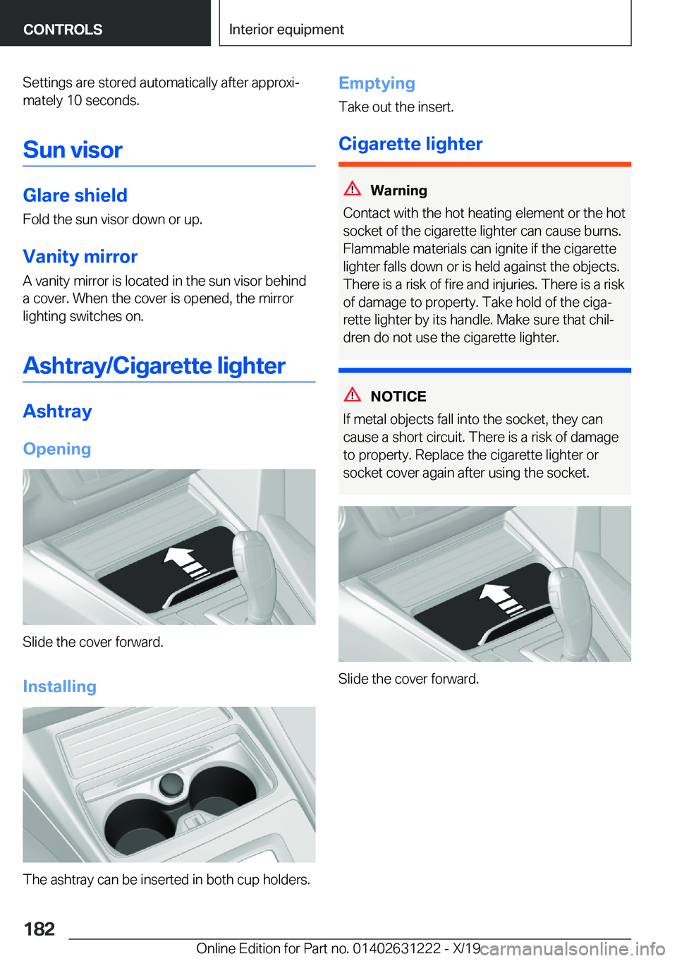 BMW M2 2020  Owners Manual �S�e�t�t�i�n�g�s��a�r�e��s�t�o�r�e�d��a�u�t�o�m�a�t�i�c�a�l�l�y��a�f�t�e�r��a�p�p�r�o�x�i#j
�m�a�t�e�l�y��1�0��s�e�c�o�n�d�s�.
�S�u�n��v�i�s�o�r
�G�l�a�r�e��s�h�i�e�l�d
�F�o�l�d��t�h�e��s�u