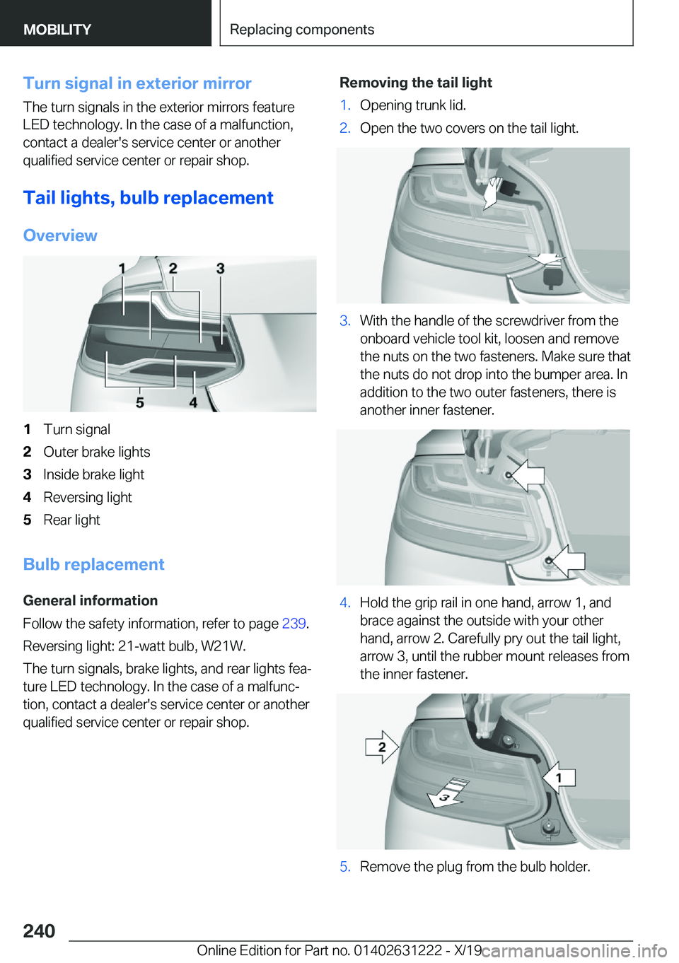BMW M2 2020  Owners Manual �T�u�r�n��s�i�g�n�a�l��i�n��e�x�t�e�r�i�o�r��m�i�r�r�o�r
�T�h�e��t�u�r�n��s�i�g�n�a�l�s��i�n��t�h�e��e�x�t�e�r�i�o�r��m�i�r�r�o�r�s��f�e�a�t�u�r�e
�L�E�D��t�e�c�h�n�o�l�o�g�y�.��I�n��t�h