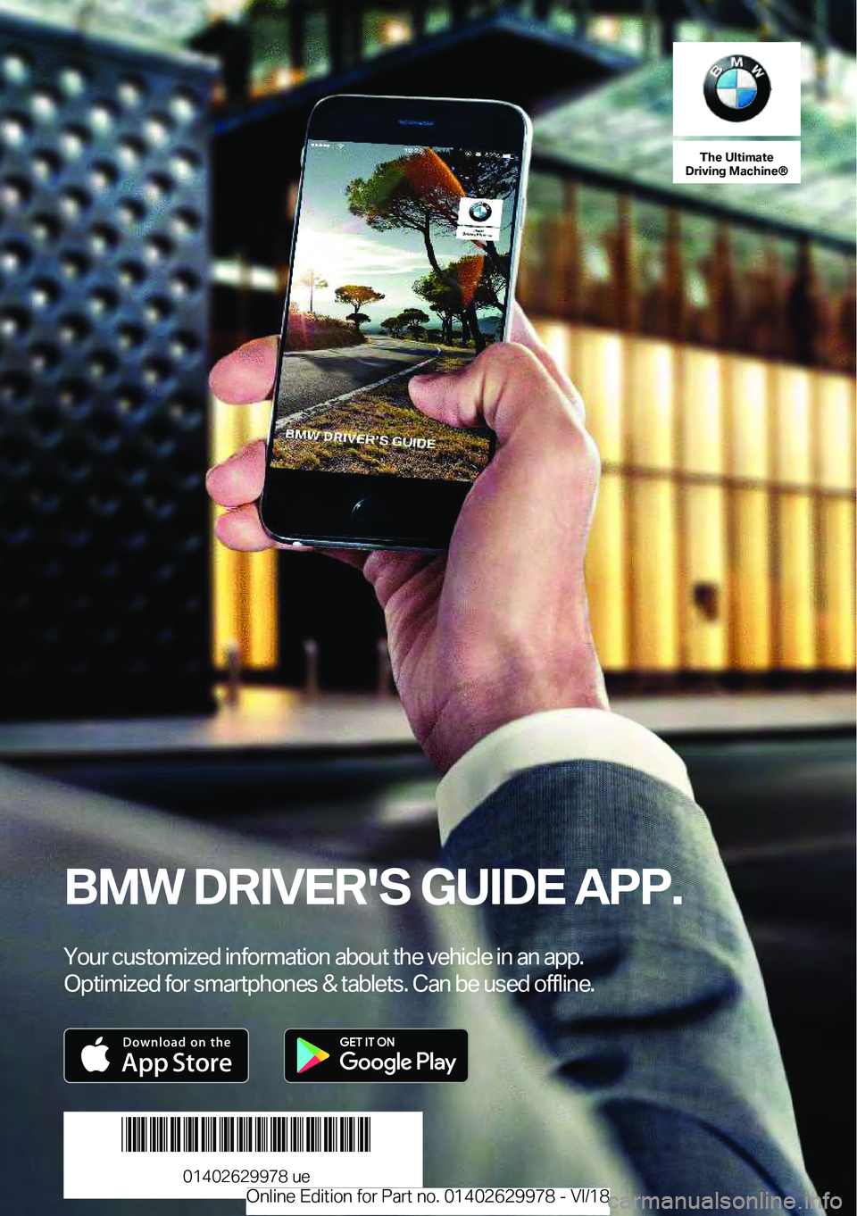 BMW M2 2019  Owners Manual �T�h�e��U�l�t�i�m�a�t�e
�D�r�i�v�i�n�g��M�a�c�h�i�n�e�n
�B�M�W��D�R�I�V�E�R�'�S��G�U�I�D�E��A�P�P�. �Y �o
�u�r
�
�c�u�s�t�o�m�i�z�e�d��i�n�f�o�r�m�a�t�i�o�n��a�b�o�u�t��t�h�e��v�e�h�i�c�