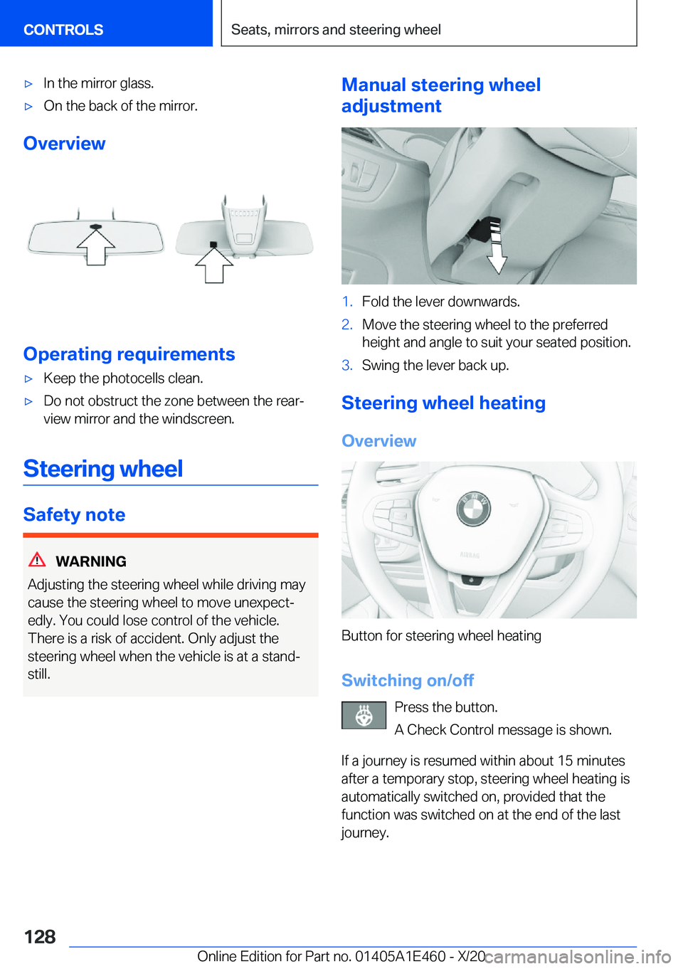 BMW M3 2021  Owners Manual 'x�I�n��t�h�e��m�i�r�r�o�r��g�l�a�s�s�.'x�O�n��t�h�e��b�a�c�k��o�f��t�h�e��m�i�r�r�o�r�.
�O�v�e�r�v�i�e�w
�O�p�e�r�a�t�i�n�g��r�e�q�u�i�r�e�m�e�n�t�s
'x�K�e�e�p��t�h�e��p�h�o�t�