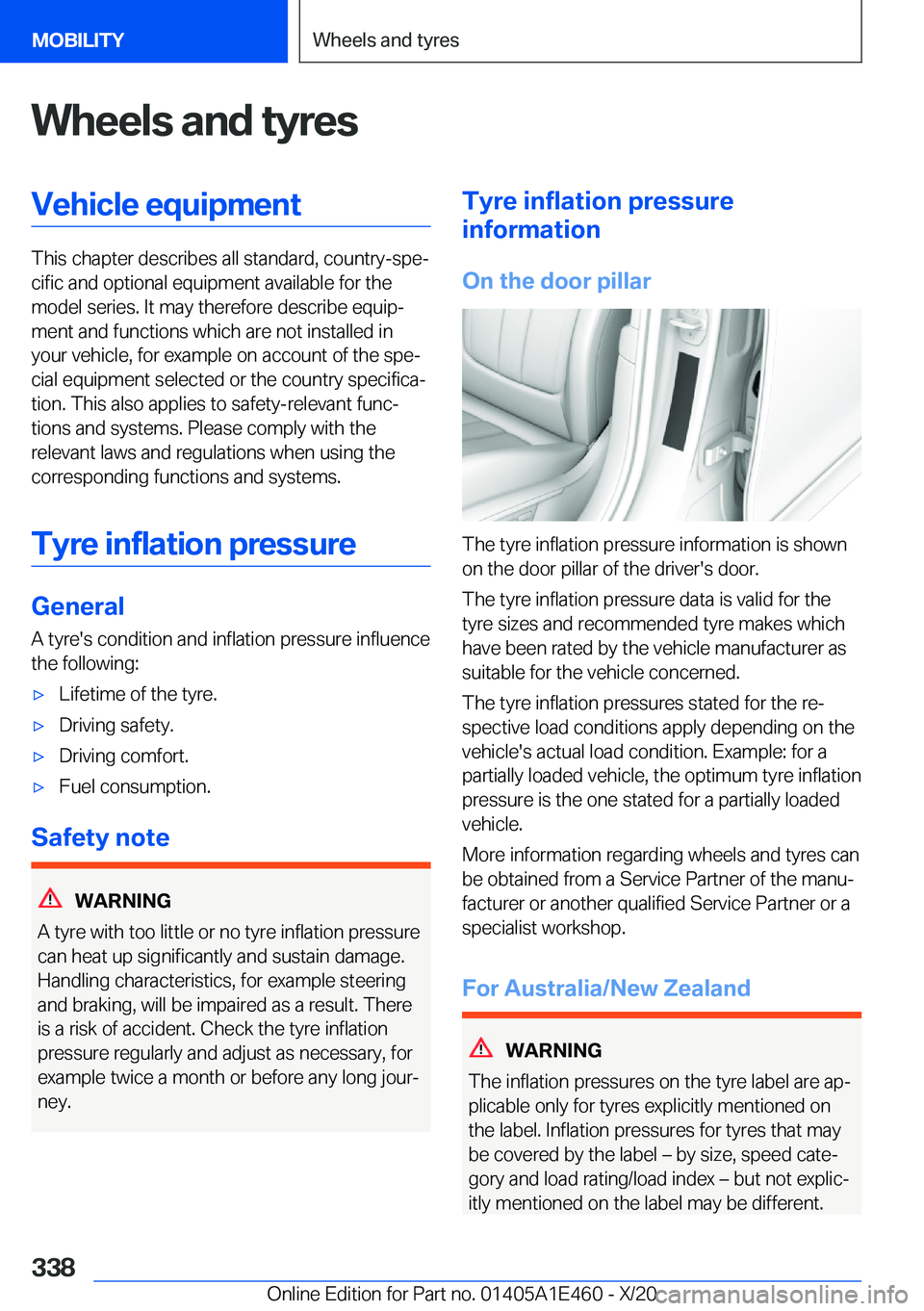 BMW M3 2021  Owners Manual �W�h�e�e�l�s��a�n�d��t�y�r�e�s�V�e�h�i�c�l�e��e�q�u�i�p�m�e�n�t
�T�h�i�s��c�h�a�p�t�e�r��d�e�s�c�r�i�b�e�s��a�l�l��s�t�a�n�d�a�r�d�,��c�o�u�n�t�r�y�-�s�p�ej�c�i�f�i�c��a�n�d��o�p�t�i�o�n�a�