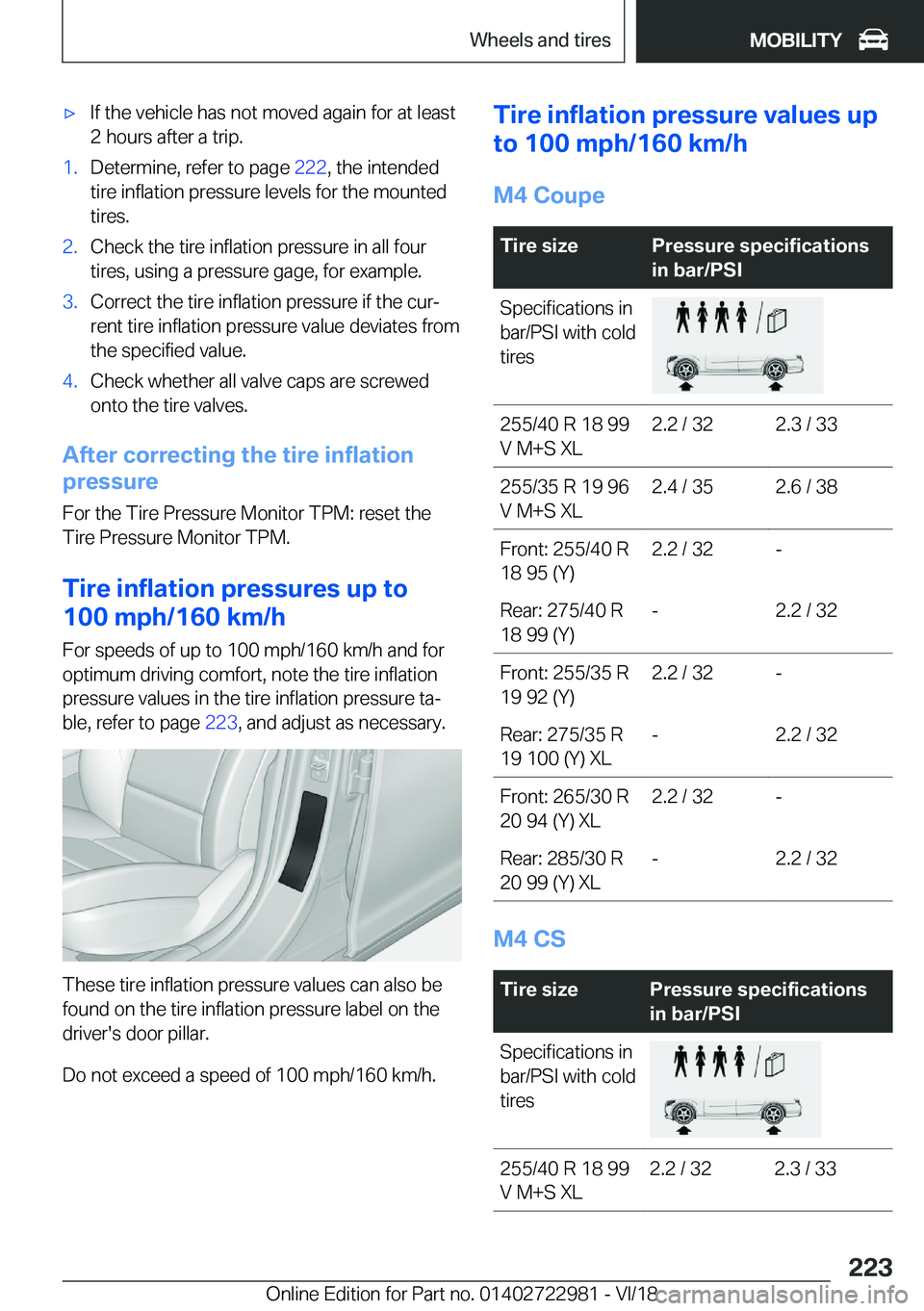 BMW M4 2019  Owners Manual 'x�I�f��t�h�e��v�e�h�i�c�l�e��h�a�s��n�o�t��m�o�v�e�d��a�g�a�i�n��f�o�r��a�t��l�e�a�s�t�2��h�o�u�r�s��a�f�t�e�r��a��t�r�i�p�.�1�.�D�e�t�e�r�m�i�n�e�,��r�e�f�e�r��t�o��p�a�g�e� �2�