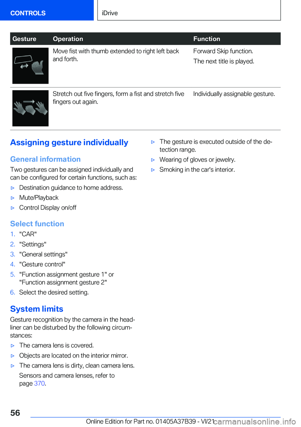 BMW M5 2022 Workshop Manual �G�e�s�t�u�r�e�O�p�e�r�a�t�i�o�n�F�u�n�c�t�i�o�n�M�o�v�e��f�i�s�t��w�i�t�h��t�h�u�m�b��e�x�t�e�n�d�e�d��t�o��r�i�g�h�t��l�e�f�t��b�a�c�k�a�n�d��f�o�r�t�h�.�F�o�r�w�a�r�d��S�k�i�p��f�u�n�c�t
