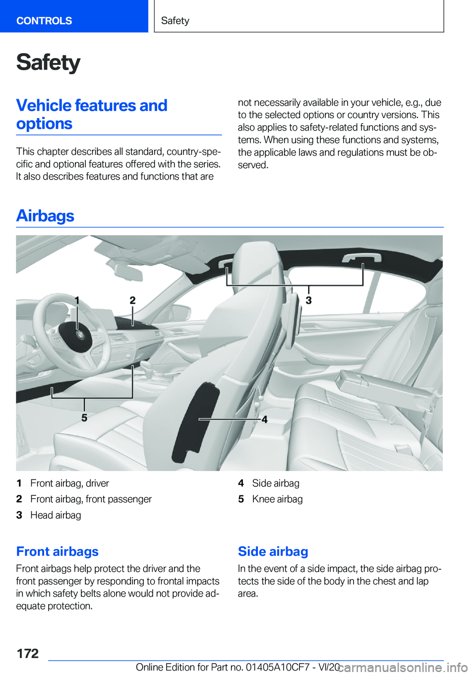 BMW M5 2021  Owners Manual �S�a�f�e�t�y�V�e�h�i�c�l�e��f�e�a�t�u�r�e�s��a�n�d�o�p�t�i�o�n�s
�T�h�i�s��c�h�a�p�t�e�r��d�e�s�c�r�i�b�e�s��a�l�l��s�t�a�n�d�a�r�d�,��c�o�u�n�t�r�y�-�s�p�e#j�c�i�f�i�c��a�n�d��o�p�t�i�o�n�a�