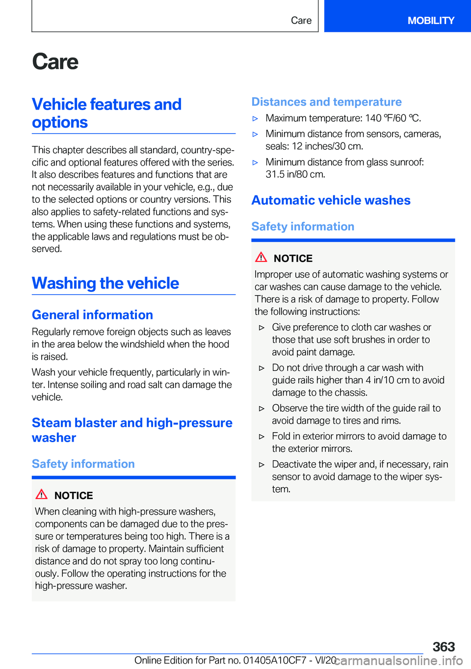 BMW M5 2021  Owners Manual �C�a�r�e�V�e�h�i�c�l�e��f�e�a�t�u�r�e�s��a�n�d�o�p�t�i�o�n�s
�T�h�i�s��c�h�a�p�t�e�r��d�e�s�c�r�i�b�e�s��a�l�l��s�t�a�n�d�a�r�d�,��c�o�u�n�t�r�y�-�s�p�e#j�c�i�f�i�c��a�n�d��o�p�t�i�o�n�a�l��