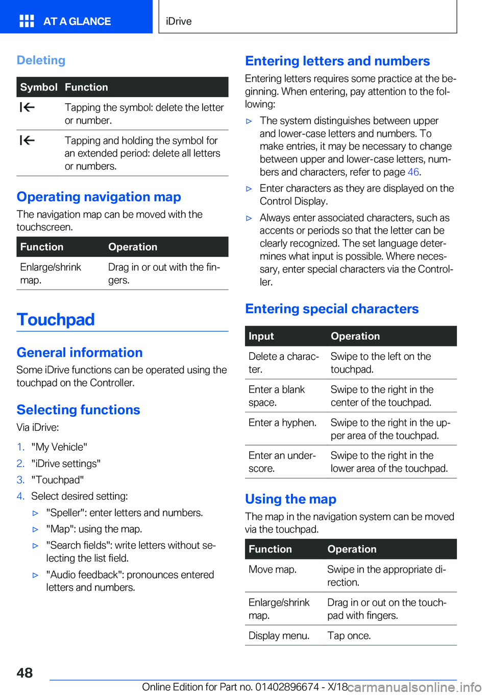BMW M5 2019 Service Manual �D�e�l�e�t�i�n�g�S�y�m�b�o�l�F�u�n�c�t�i�o�n��T�a�p�p�i�n�g��t�h�e��s�y�m�b�o�l�:��d�e�l�e�t�e��t�h�e��l�e�t�t�e�r
�o�r��n�u�m�b�e�r�.��T�a�p�p�i�n�g��a�n�d��h�o�l�d�i�n�g��t�h�e��s�y�m�b�
